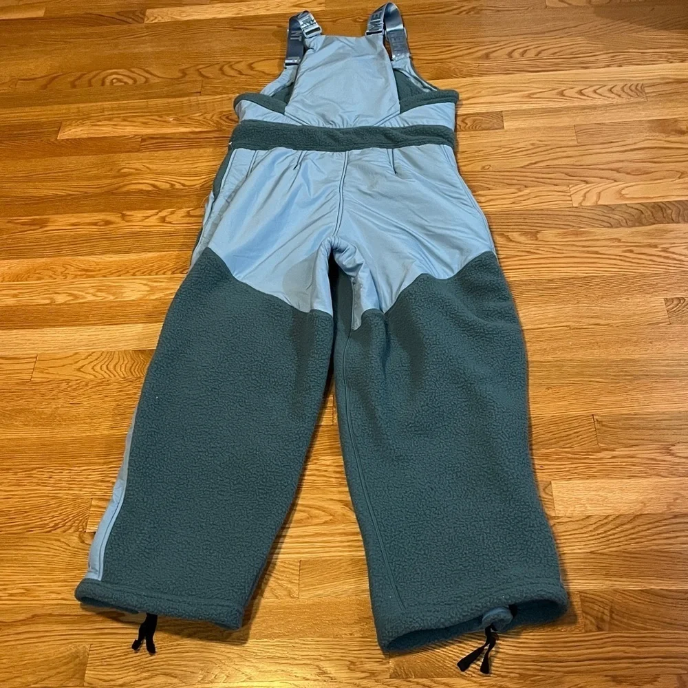 Free People Movement Hit The Slopes High Pile Fleece Snow Bibs Size Large NWT